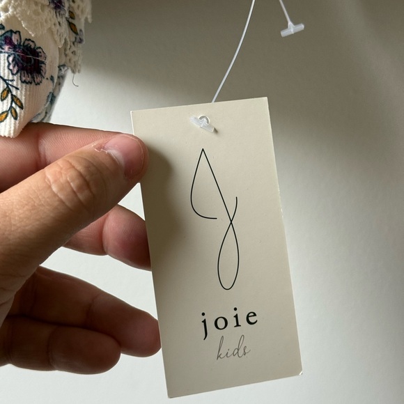 Joie Floral Kids Dress with Lace Trim, size 12 mo NWT - Picture 2 of 6